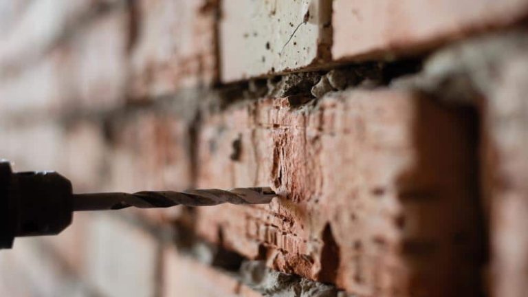 How to Drill into Brick without a Hammer Drill