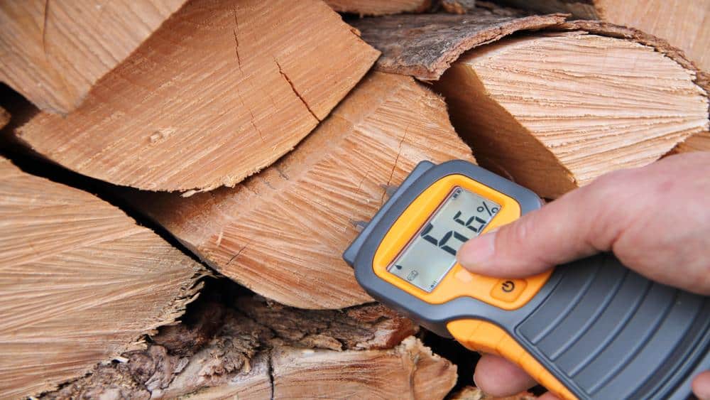 measure moisture firewood