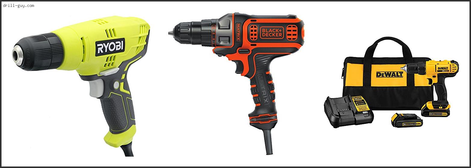 Top 10 Best Corded Drill Driver With Clutch [2022]
