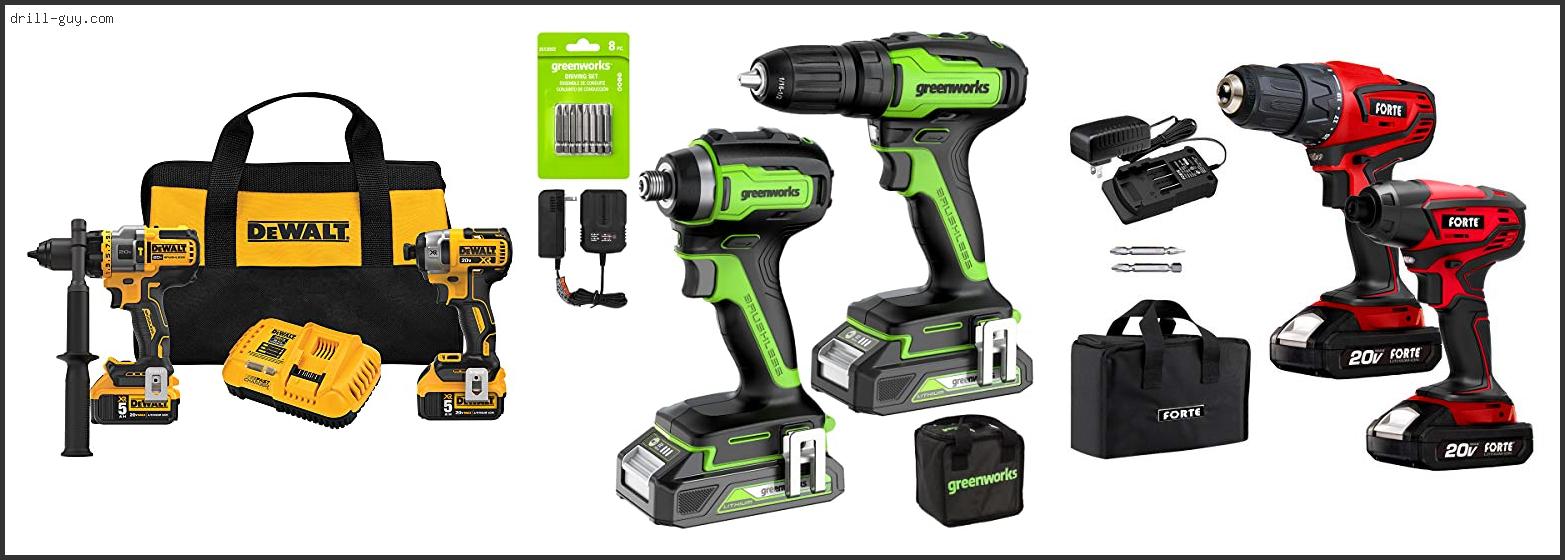 Best Impact Driver Drill Combo