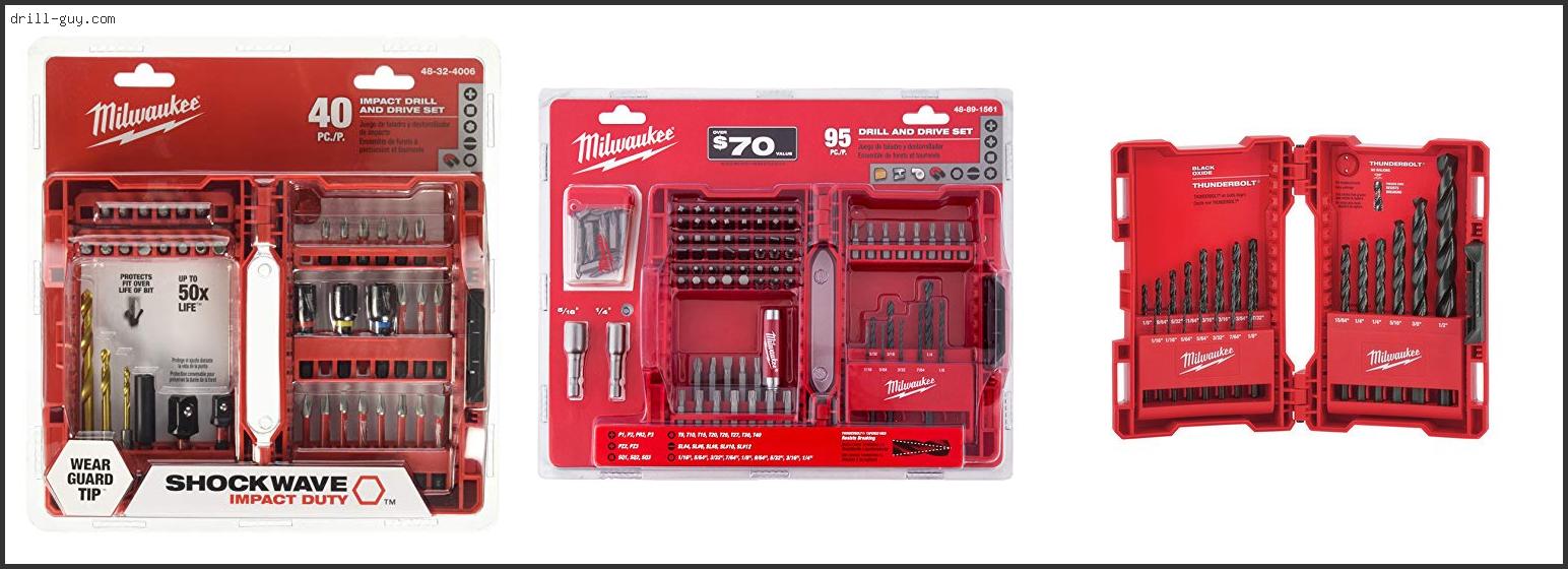 Best Milwaukee Drill Bit Set Reviews & Buying Guide