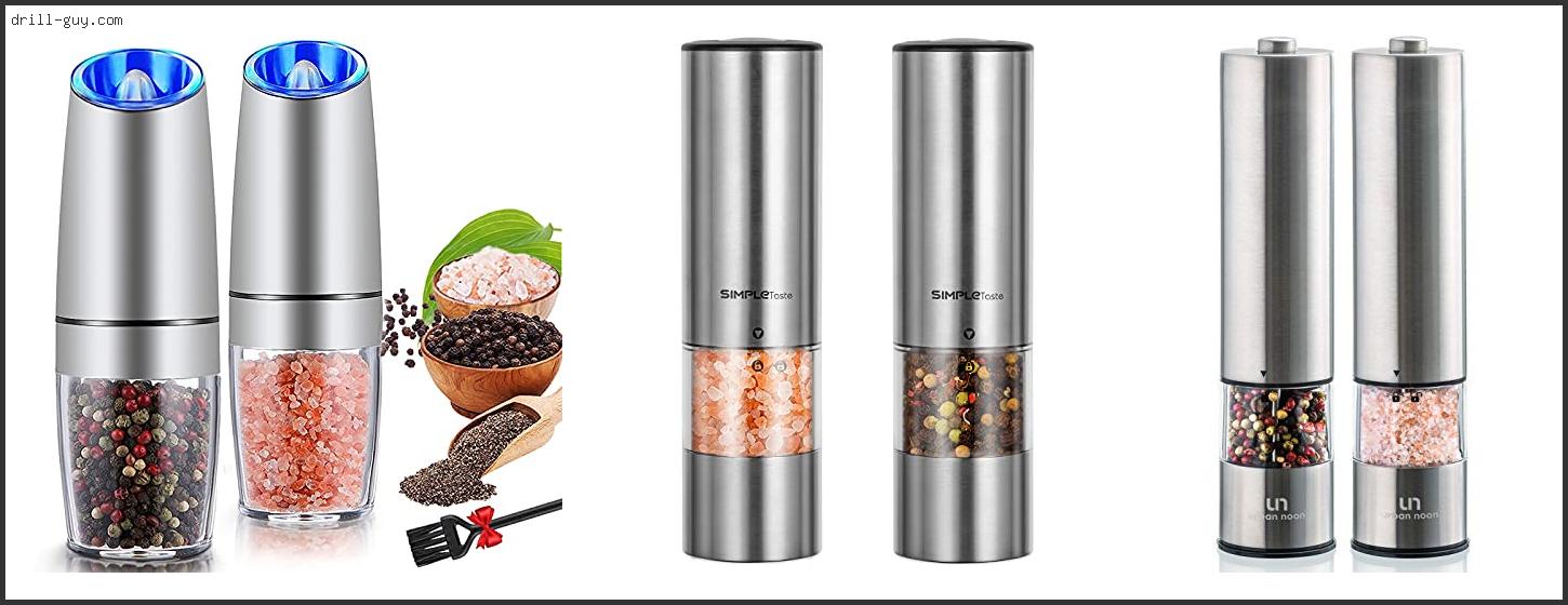 Best Salt And Pepper Grinders Electric