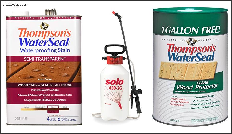 Best Sprayer For Thompson Water Seal