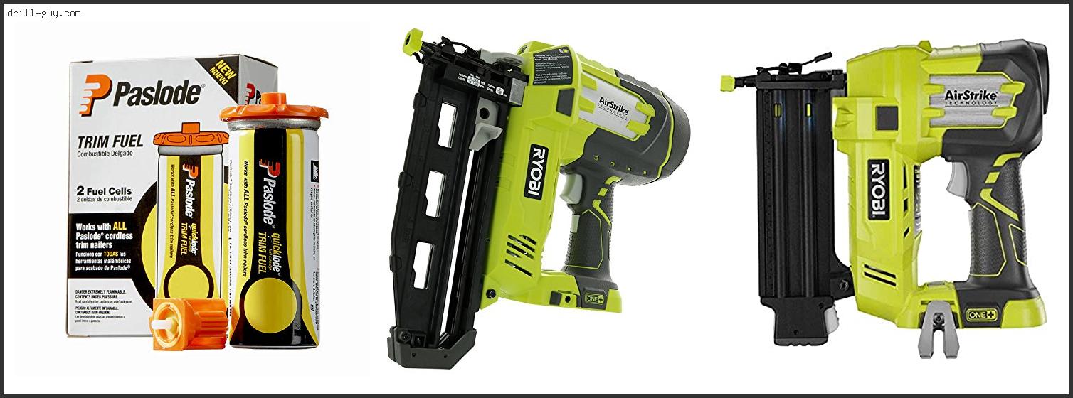 Best Cordless Nailer For Trim Buying Guide Best Cordless Nailer For Trim