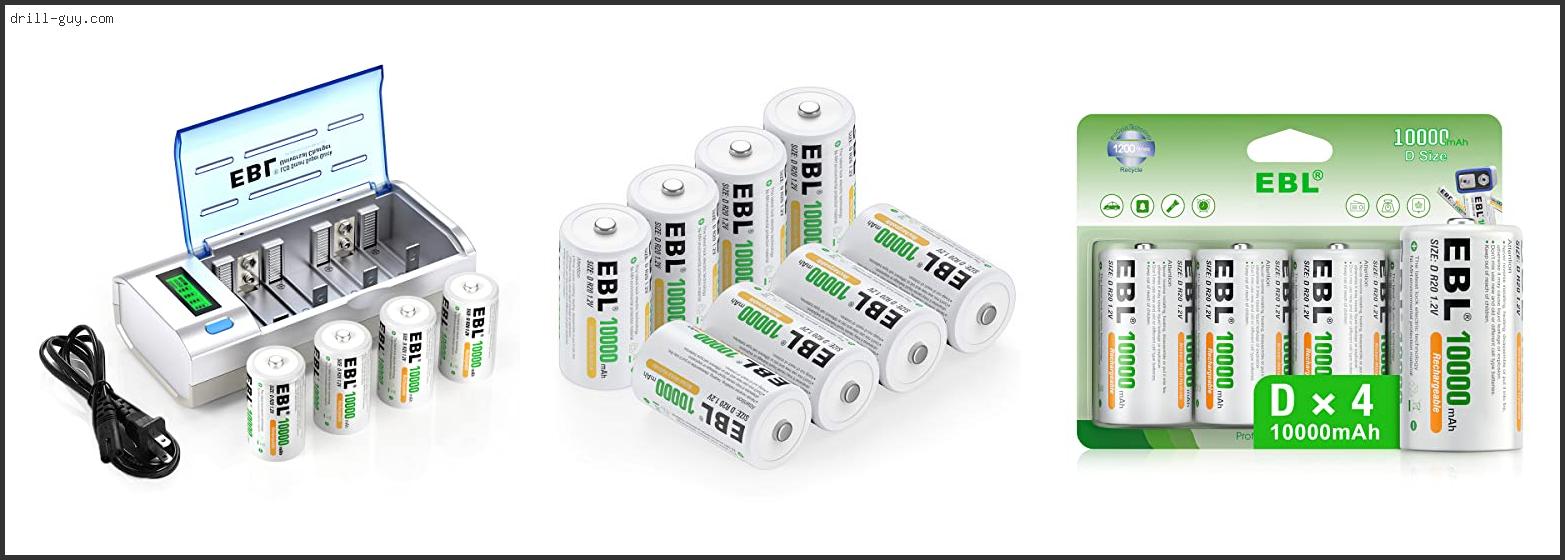 Best Rechargeable D Cell Batteries