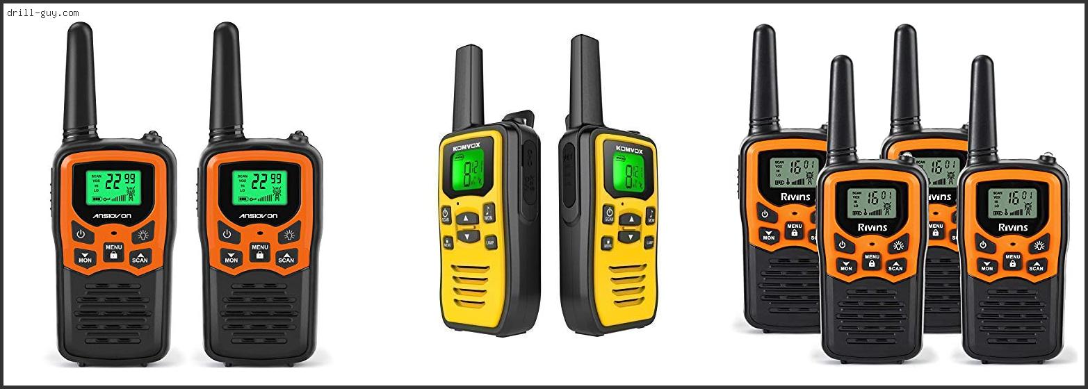 Best Walkie Talkie For Backpacking Buying Guide